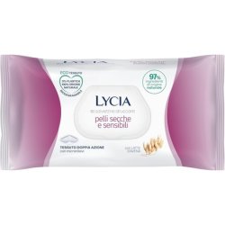 Lycia Makeup Cleansing Wipes for Dry and Sensitive Skin with Oat Milk 60 Wipes