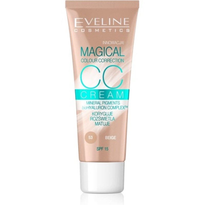 Eveline Cosmetics CC Beige Nr 53 Face Fluid 30ml Nude