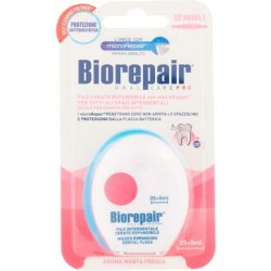 Biorepair Filo Interdentale Cerato Espandibile Per Gengive Delicate 25 5m