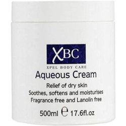 XBC Xpel Aqueous Body Cream Jar Fragrance Free 500ml