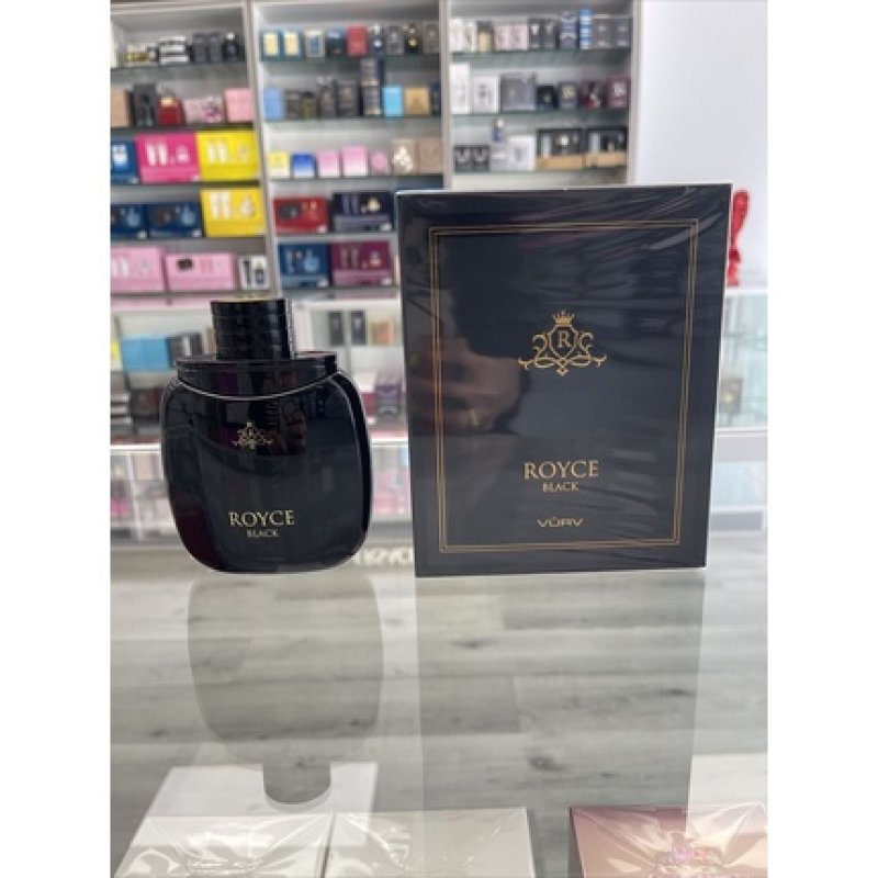 Royce Black Eau De Parfum by Vurv Lattafa Perfumes 100ml for Men