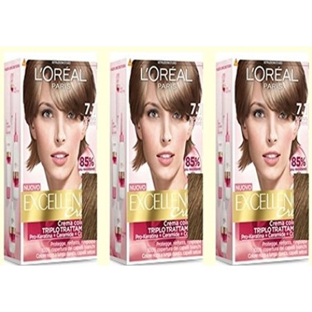 L'Oreal Excellence Creme 7.1 Ash Blonde Hair Color