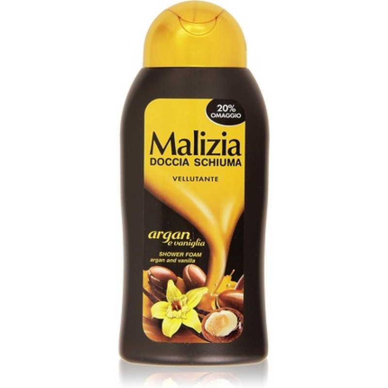 Malizia Shower Foam Smoothing Argan and Vanilla 300ml