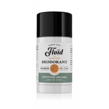 Floid Vetyver Splash Deodorant 75ml for Men with Magnesium Salts