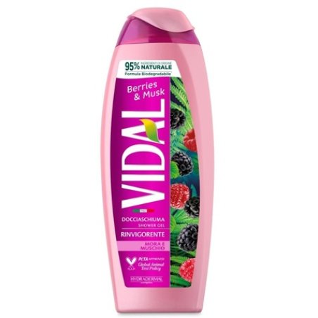 Vidal Shower Gel 250 ML Mora Muschio