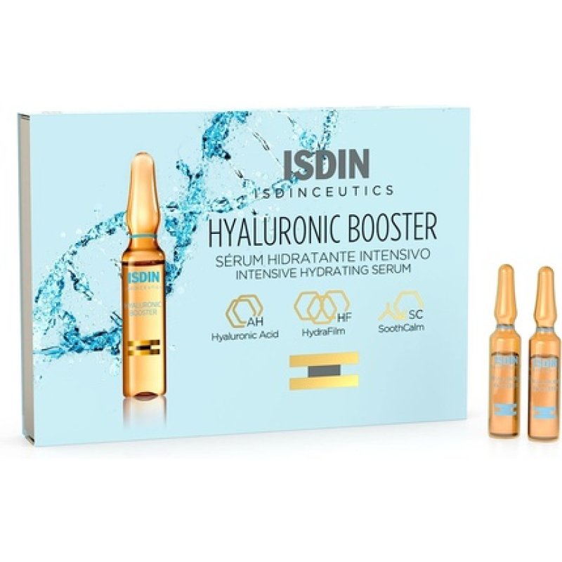 ISDIN Isdinceutics Hyaluronic Booster Intensive Hydrating and Soothing Serum 10 Ampoules