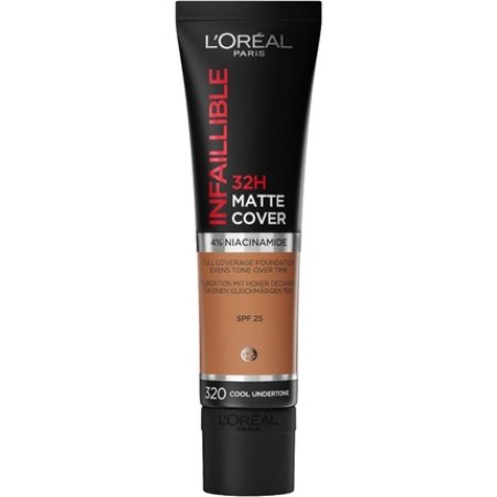 L oreal Paris Infaillible 24h Matte Cover Foundation N.320 Caramel 30ml