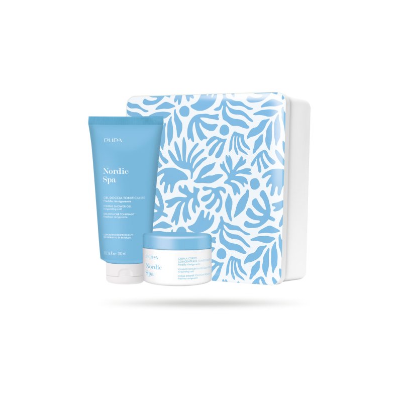 Pupa Nordic Spa Kit 2 With Toning Shower Gel 300ml And Toning Fragrant Water 150ml
