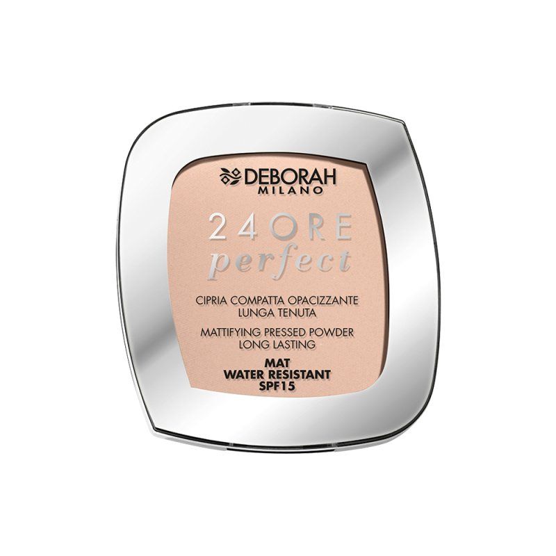 Deborah Milano 24ore Perfect poudre de visage 9 g 2 Light Rose
