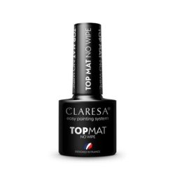 Claresa Top Matt No Wipe Matte Top Coat for Hybrid Nail Polish