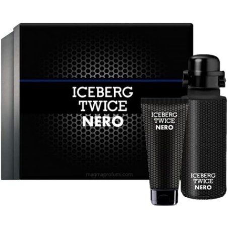 Iceberg Twice Nero Homme Gift Set: Eau de Toilette Spray 125ml & Shower Gel 100ml 225ml