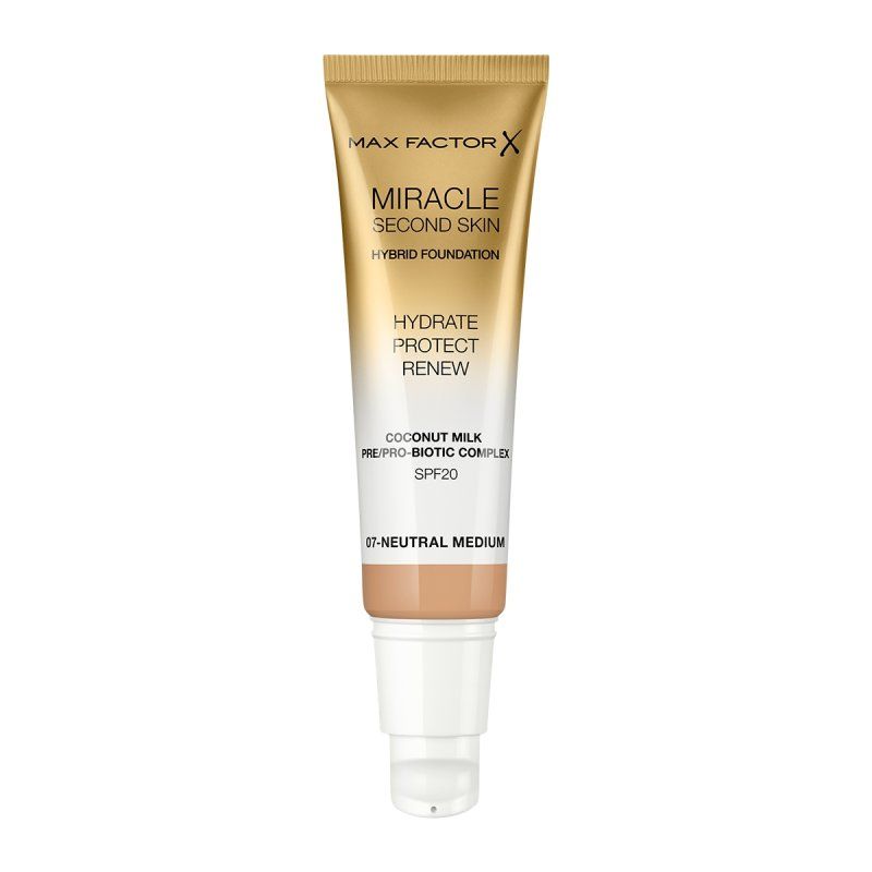 Max Factor Miracle Second Skin 07 Neutral Medium 30ml