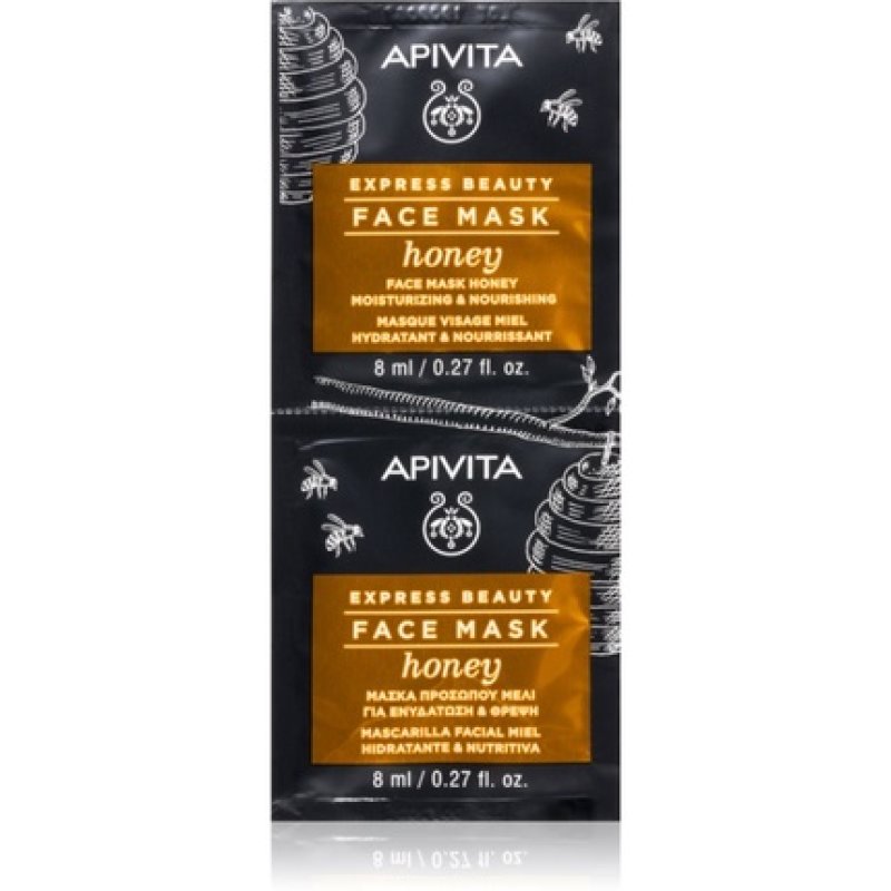 Apivita - HONEY FACE MASK - 2x 8ml