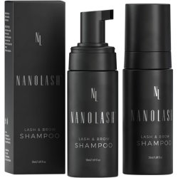 Nanolash Lash & Brow Shampoo 50ml Cleansing Shampoo for Eyelashes and Eyebrows Eyelash Foam Eyelash Extension Cleanser
