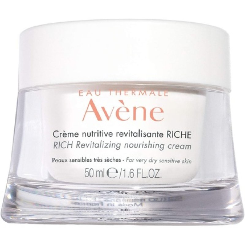 Avene Eau Thermale Rich Revitalizing Nourishing Cream 50ml for Very Dry Sensitive Skin