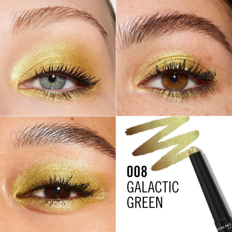 Rimmel Wonder'Last Shadow Stick 008 Galactic Green 1.64g