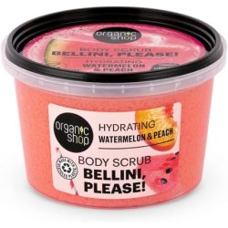 Organic Shop Hydrating Bellini, Please! Body Scrub Watermelon & Peach 250ml