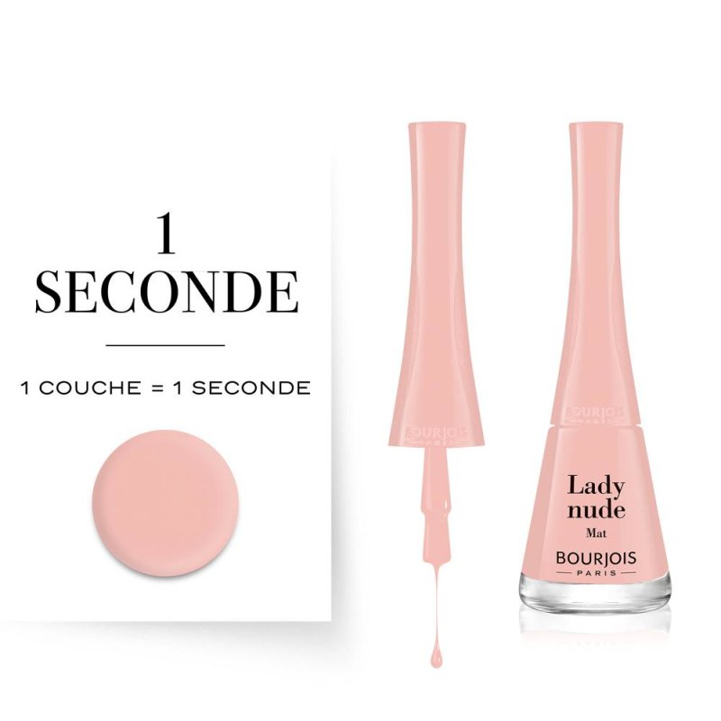 Bourjois 1 seconde nail polish 9 ml Pink Matte