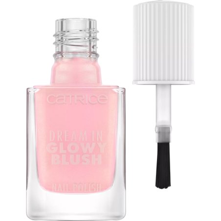 Catrice Dream In Glowy Blush Nail Polish 080 Pink Long-Lasting Shimmering Acetone-Free Vegan Without Microplastic