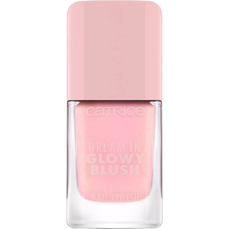 Catrice Dream In Glowy Blush Nail Polish 080 Pink Long-Lasting Shimmering Acetone-Free Vegan Without Microplastic