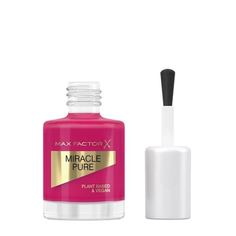 Max Factor Miracle Pure Nail Polish Vegan 265 Fiery Fuchsia 12mL