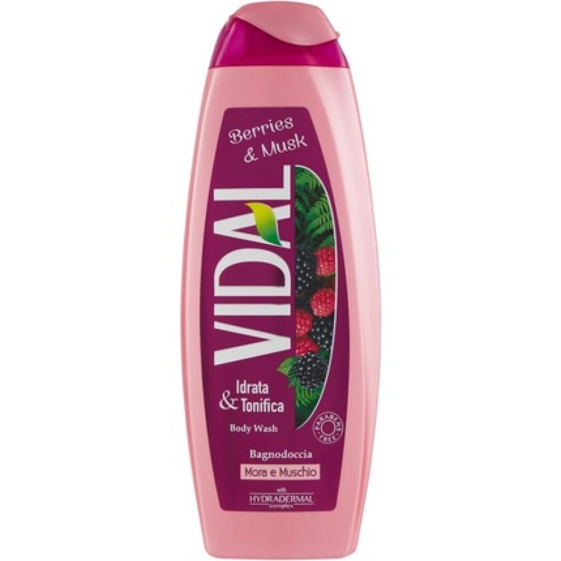 Vidal BlackBerry and Moss Bath Foam Toning 500ml