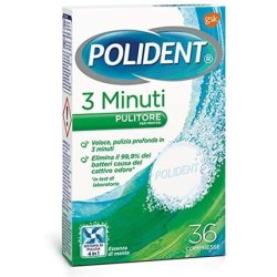 Polident 3 Minute Tablets 36 Pieces - Toothpaste