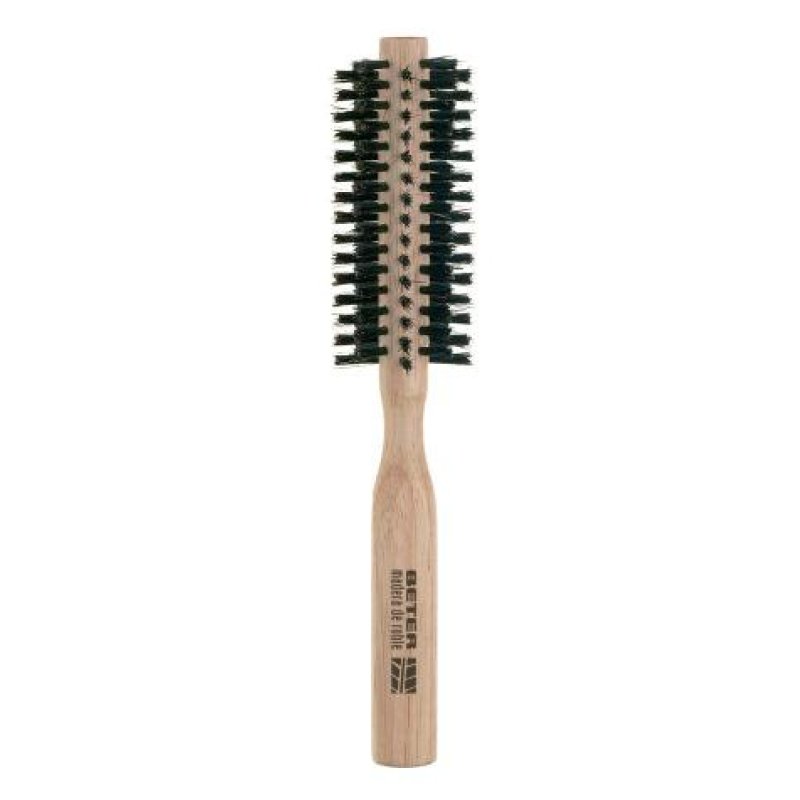 Beter Round brush, mixed bristles, oak wood collection