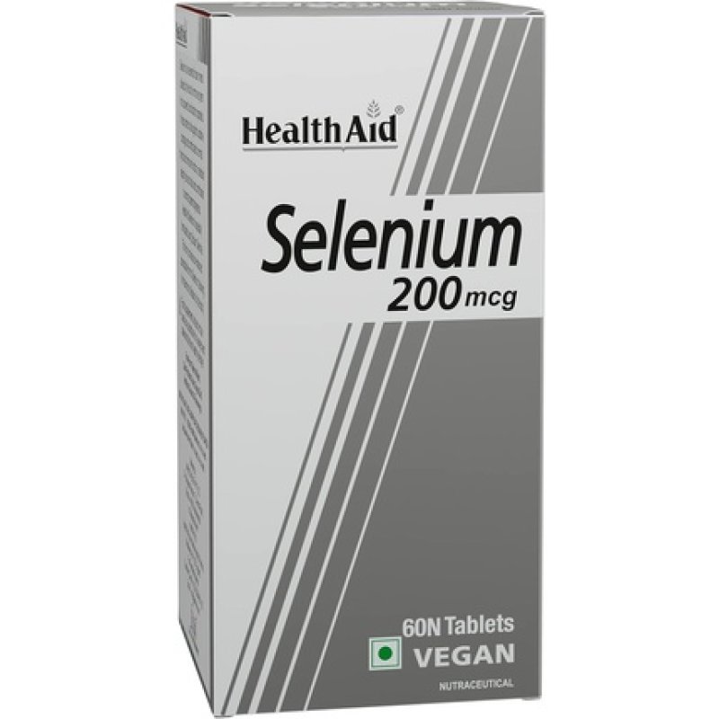 HealthAid Selenium 200ug Prolong Release Vegan Tablets 60