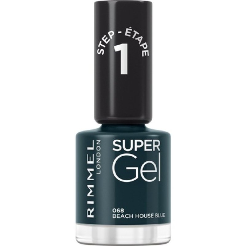 Rimmel Super Gel Nail Polish 068 Beach House Blue
