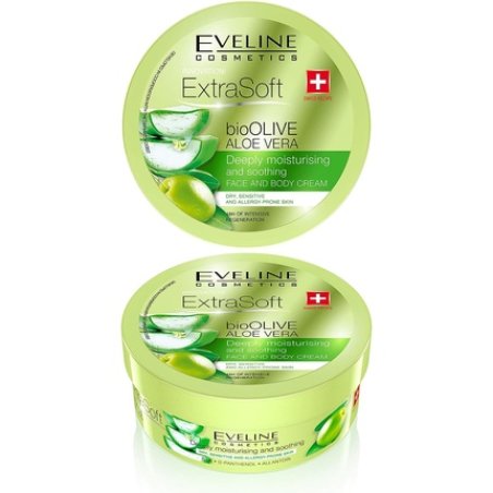 Eveline Cosmetics Soft bioOLIVE Aloe Vera Face & Body Moisturising Cream for Women 175ml