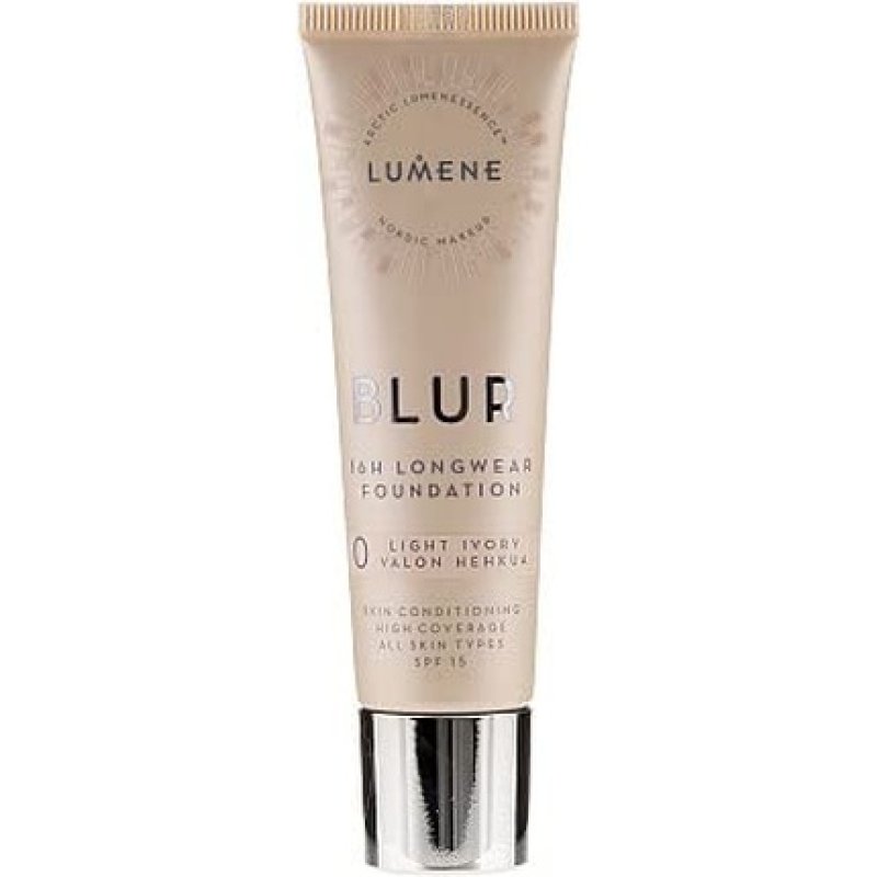 Lumene Blur 16h Longwear Foundation SPF15 Light Ivory 30ml