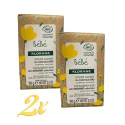 Klorane Bebe Baby Ultra-Rich Soap with Calendula 100g 3.5oz