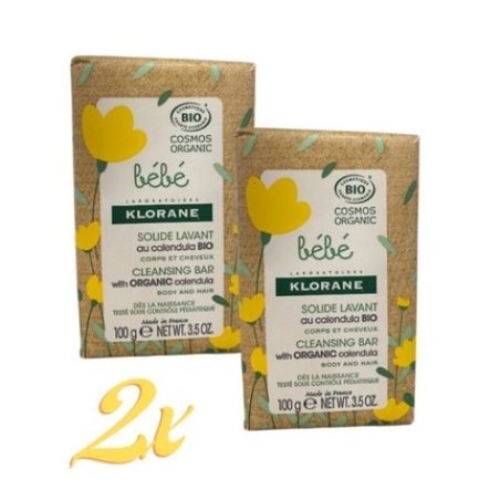 Klorane Bebe Baby Ultra-Rich Soap with Calendula 100g 3.5oz