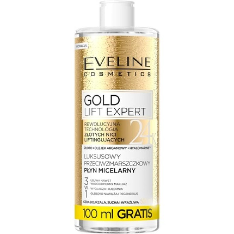 Eveline Cosmetics Gold Lift Expert Micellar Liquid 500ml