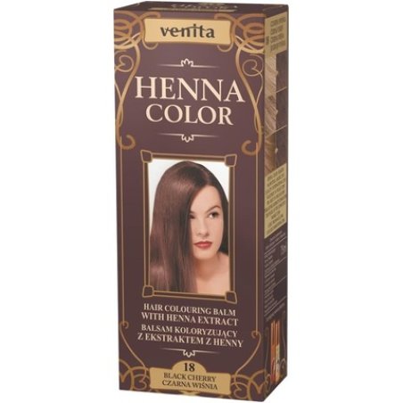 Venita Henna Color Hair Dye 18 Black Cherry 75ml