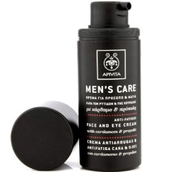 Apivita Men's Care Anti-Wrinkle Anti-Fatigue Face and Eye Cream with Cardamom and Propolis 50ml
