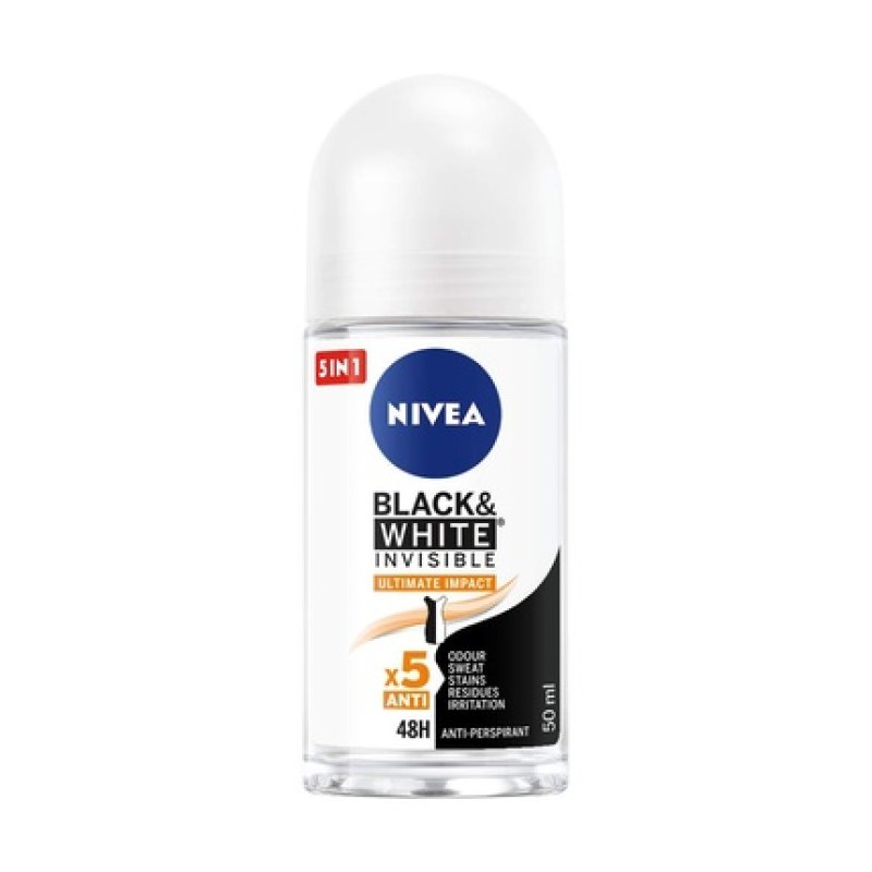 Nivea Women Invisible Black and White Ultimate Impact Roll-On 50ml