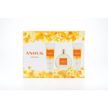 ANOUK Original Perfume 100ml Shower Gel 75ml Body Lotion 75ml Gift Set for Women Anouk Floral Fruity Fresh Elegant