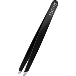 Nanobrow Professional Slanted Stainless Steel Tip Tweezers for Eyebrow Shaping