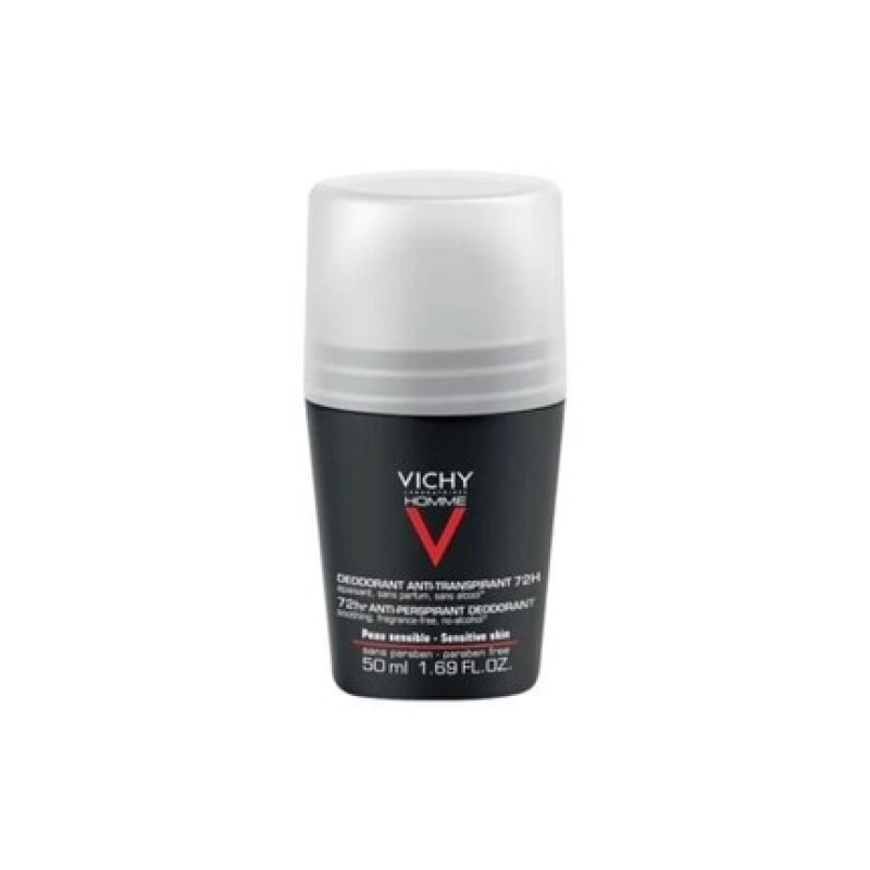 VICHY Homme Antiperspirant Deodorant 72H Roll-On 50ml