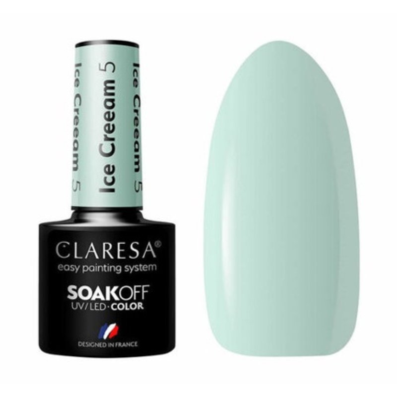 Claresa Soak Off Hybrid Nail Polish Ice Cream 5 5ml