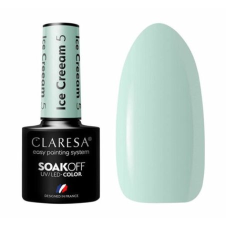 Claresa Soak Off Hybrid Nail Polish Ice Cream 5 5ml
