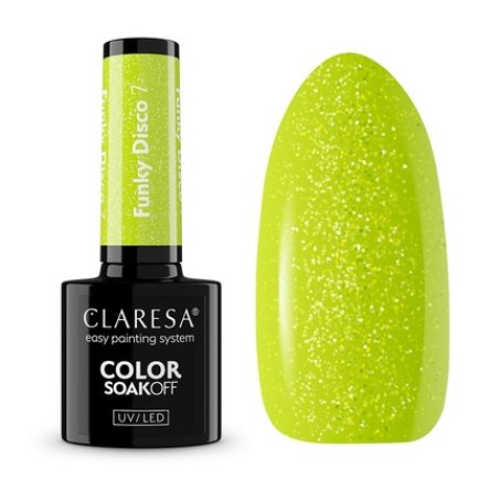 Claresa Soak Off Uv Led Funky Disco Hybrid Nail Polish 7.5g