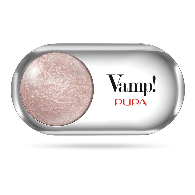 PUPA Milano Vamp! Wet&Dry ombre à paupière 1 g 208 Ballerina Pink Lumineux, Satin