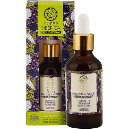 Natura Siberica Super Kedr Rose & Proteins Fluid-Filler for Weak Hair 50ml