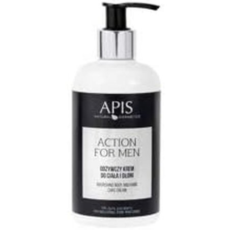 Apis Action for Men Nourishing Body and Hand Care Cream 300ml