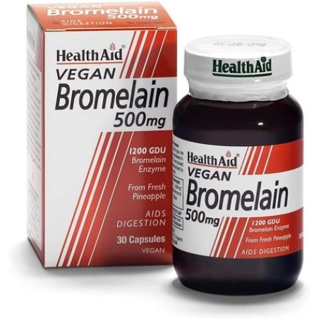 HealthAid Bromelain 500mg 30 Vegicaps