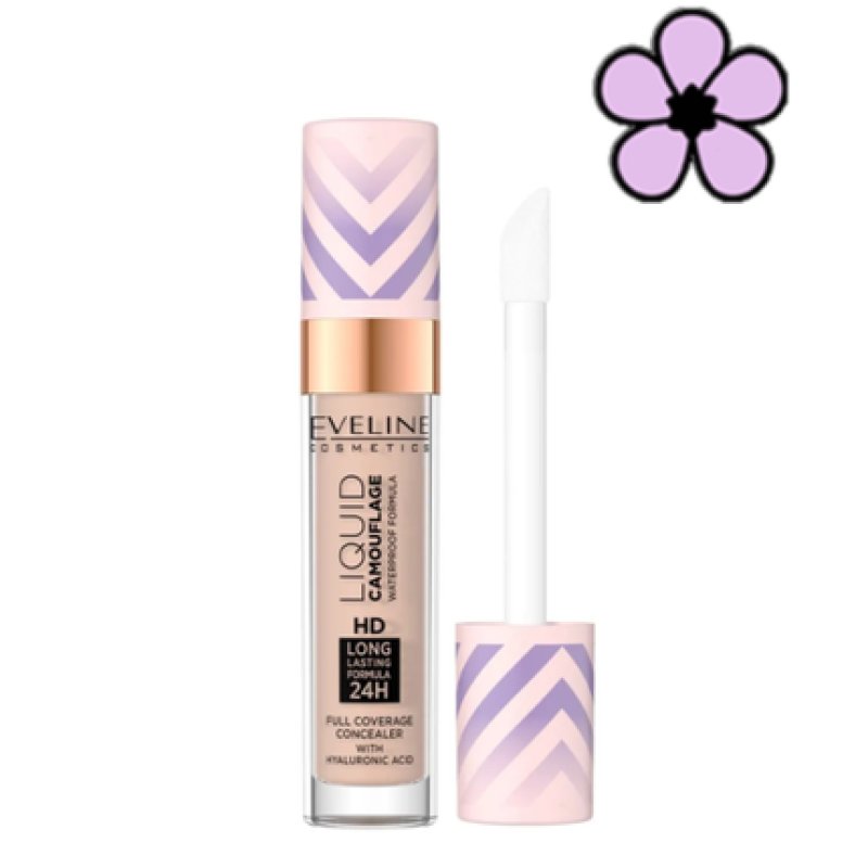 Eveline Liquid Camouflage Waterproof Concealer 7.5ml Light Sand 05