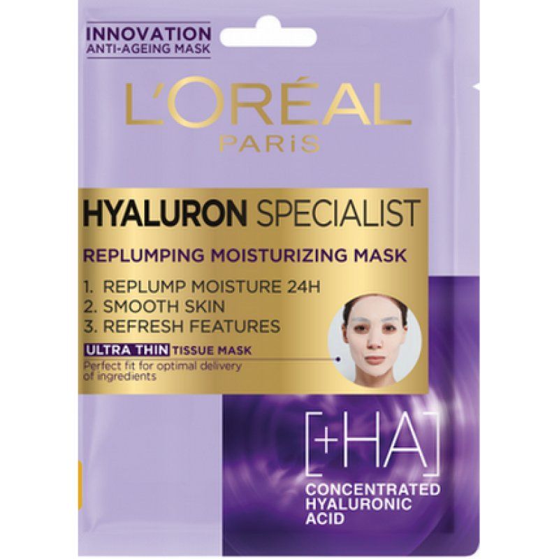 L'Oreal Paris Hyaluron Expert Moisture Replenishing Sheet Mask 30g